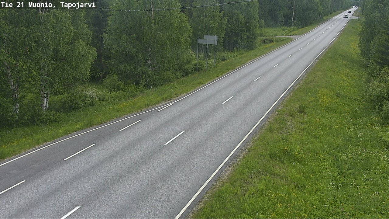 Kelikamerat Kuva Tie 21 Muonio, Tapojärvi, Muonio, Lappi