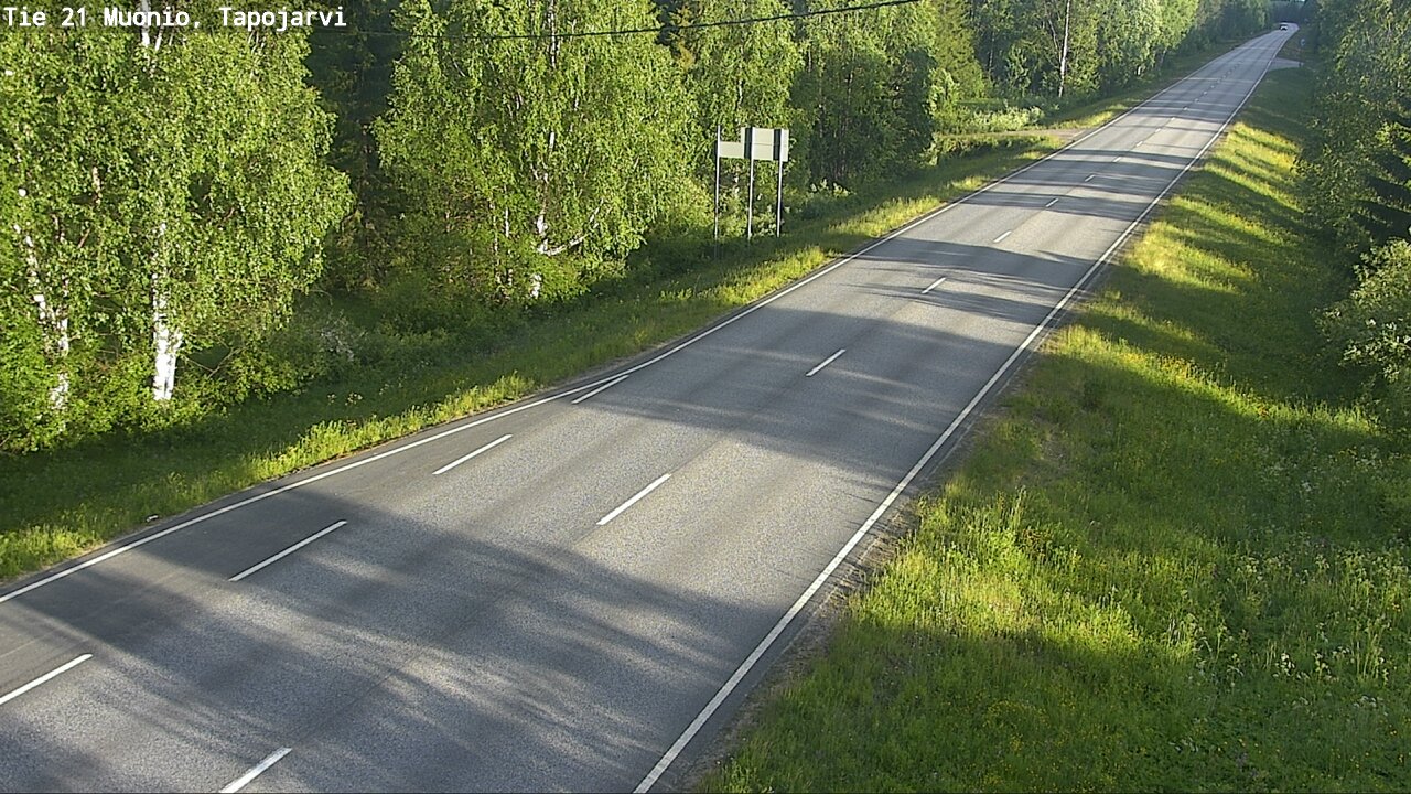 Kelikamerat Kuva Tie 21 Muonio, Tapojärvi, Muonio, Lappi