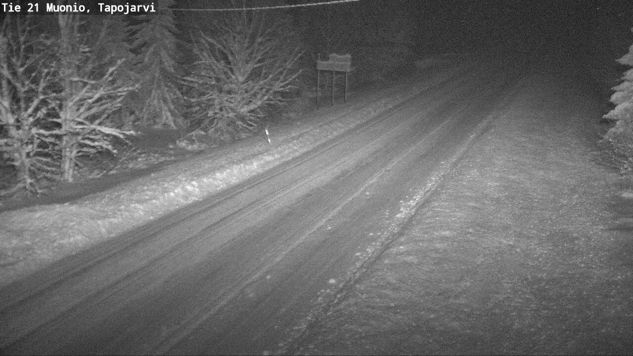 Weather Camera Image Väg 21 Muonio, Tapojärvi, Muonio, Lappi
