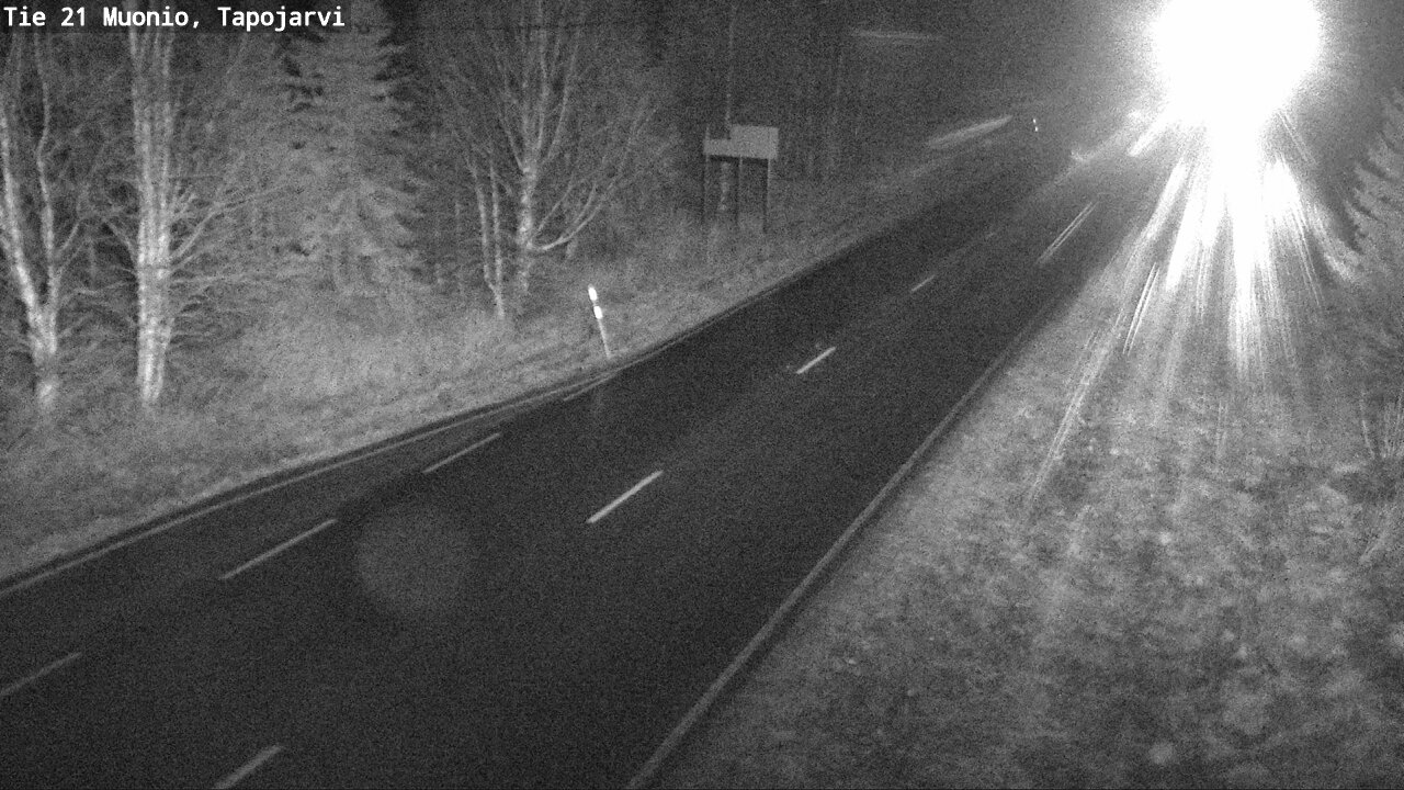 Kelikamerat Kuva Tie 21 Muonio, Tapojärvi, Muonio, Lappi