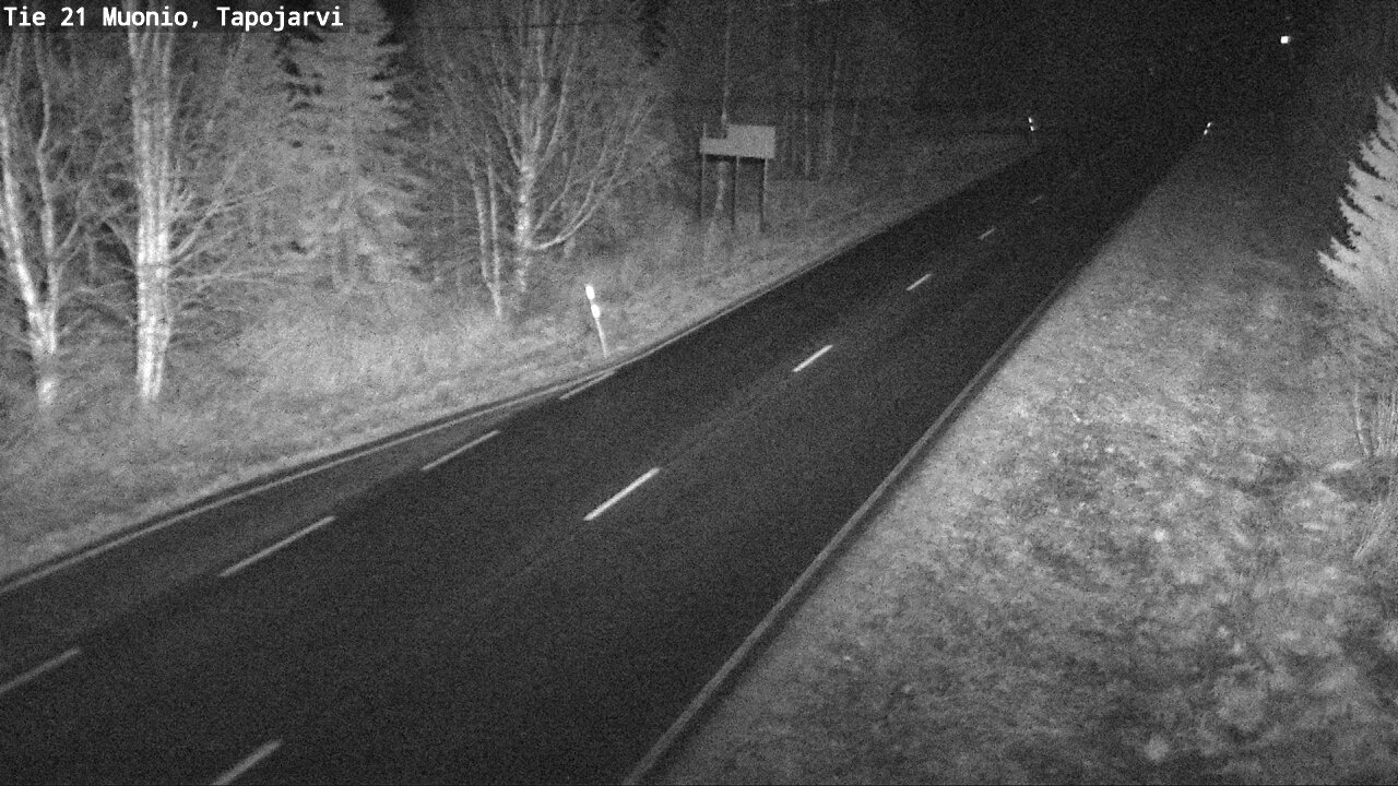 Kelikamerat Kuva Tie 21 Muonio, Tapojärvi, Muonio, Lappi