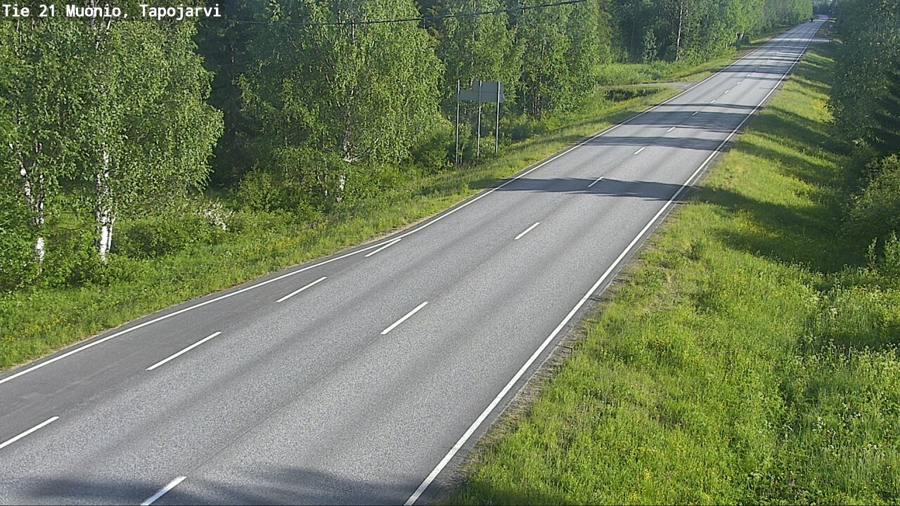 Kelikamerat Kuva Tie 21 Muonio, Tapojärvi, Muonio, Lappi