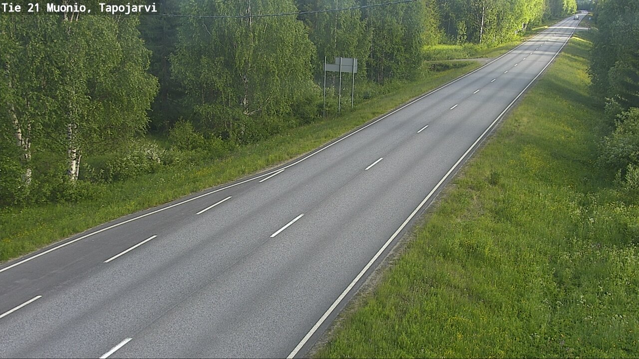 Kelikamerat Kuva Tie 21 Muonio, Tapojärvi, Muonio, Lappi