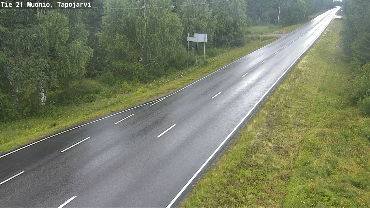 Kelikamerat Kuva Tie 21 Muonio, Tapojärvi, Muonio, Lappi