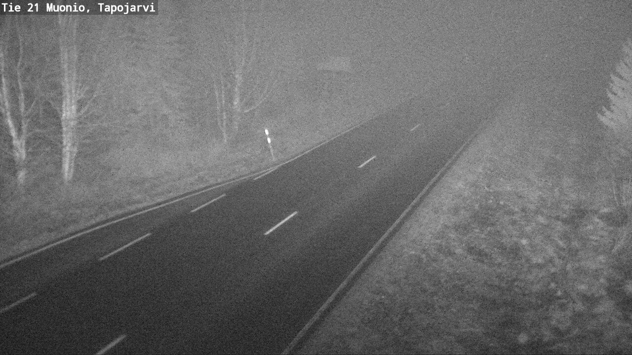 Weather Camera Image Väg 21 Muonio, Tapojärvi, Muonio, Lappi
