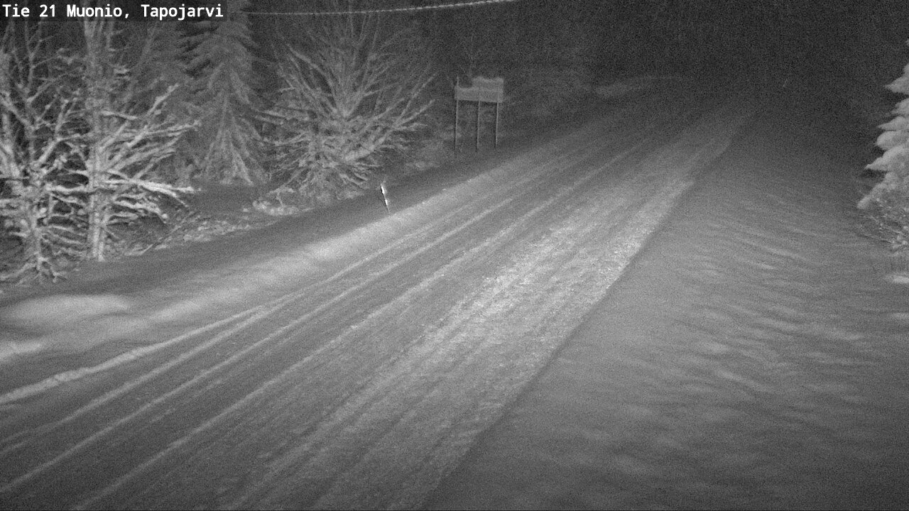 Weather Camera Image Väg 21 Muonio, Tapojärvi, Muonio, Lappi