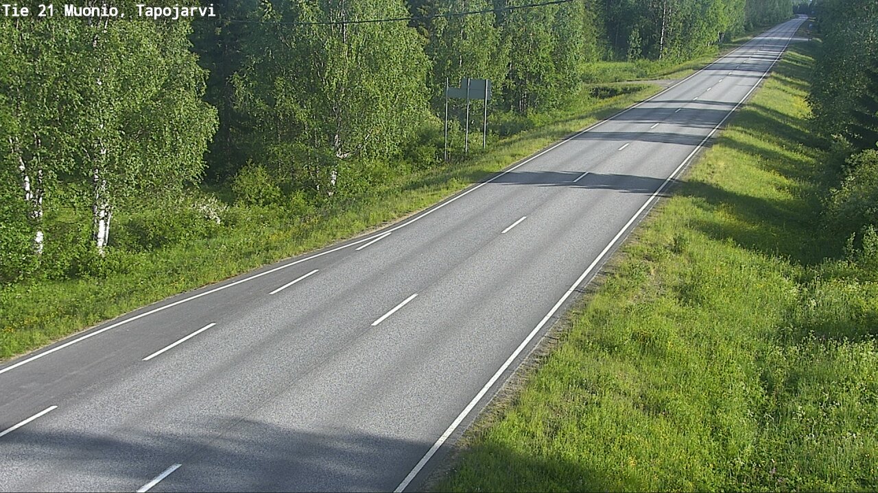 Kelikamerat Kuva Tie 21 Muonio, Tapojärvi, Muonio, Lappi