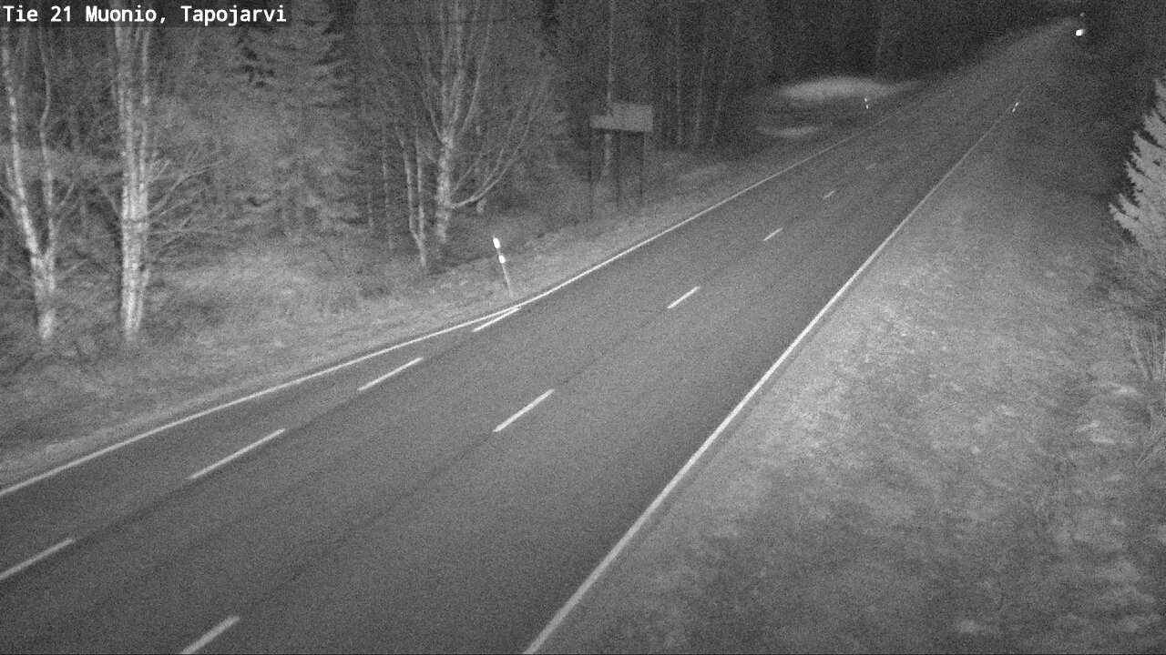 Weather Camera Image Road 21 Muonio, Tapojärvi, Muonio, Lappi