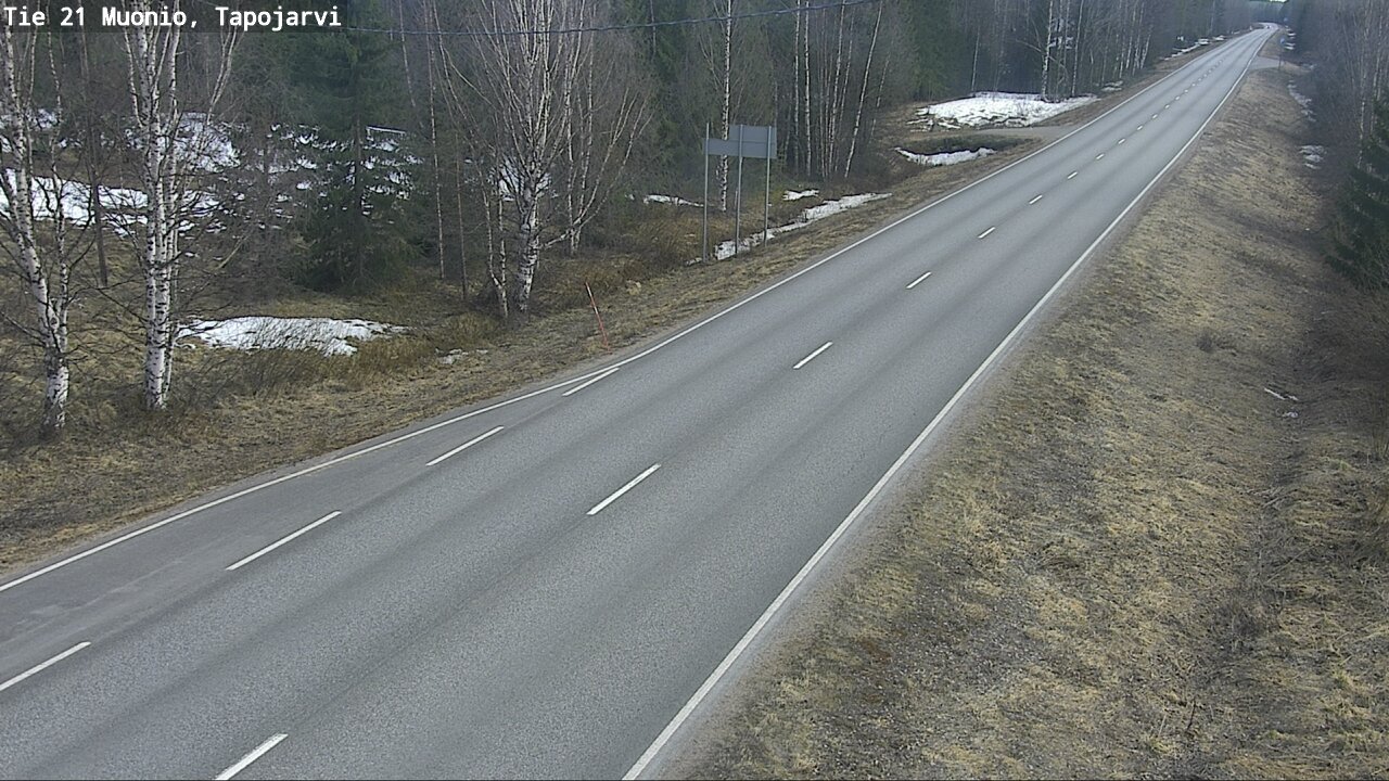 Weather Camera Image Väg 21 Muonio, Tapojärvi, Muonio, Lappi