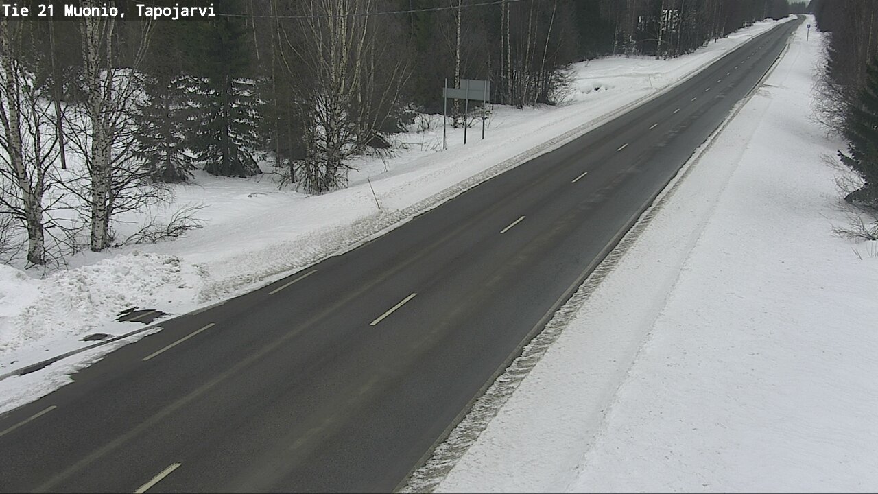 Kelikamerat Kuva Tie 21 Muonio, Tapojärvi, Muonio, Lappi