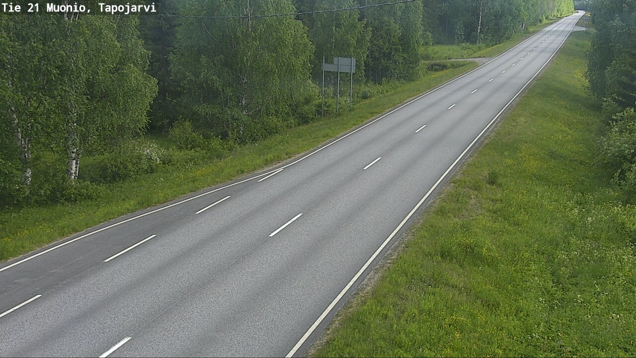 Kelikamerat Kuva Tie 21 Muonio, Tapojärvi, Muonio, Lappi