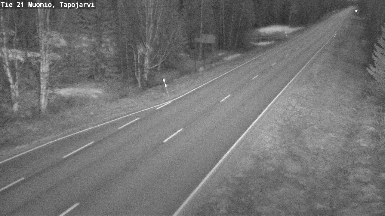 Weather Camera Image Road 21 Muonio, Tapojärvi, Muonio, Lappi