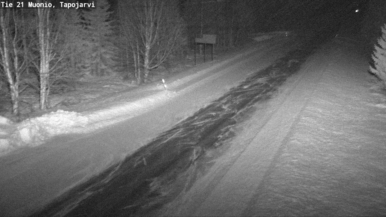 Kelikamerat Kuva Tie 21 Muonio, Tapojärvi, Muonio, Lappi