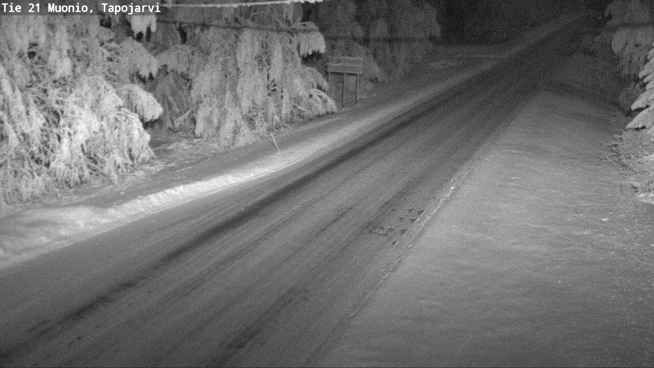 Kelikamerat Kuva Tie 21 Muonio, Tapojärvi, Muonio, Lappi