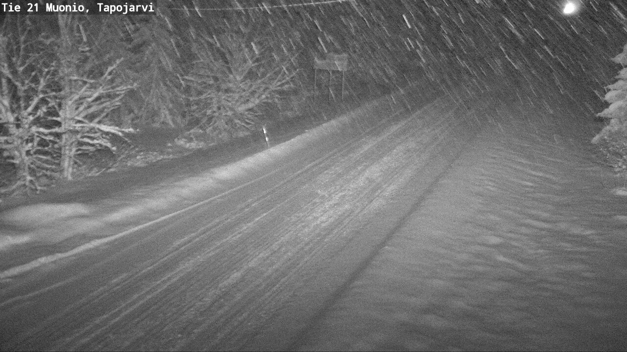 Weather Camera Image Väg 21 Muonio, Tapojärvi, Muonio, Lappi