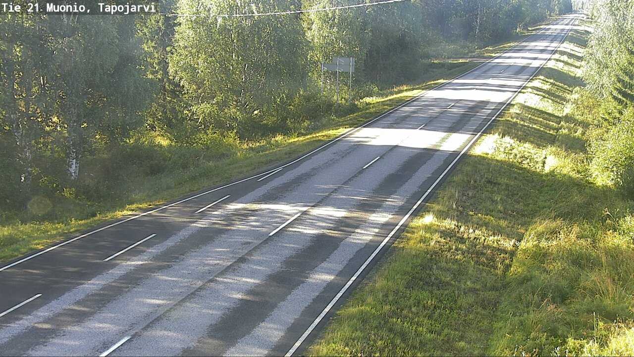 Kelikamerat Kuva Tie 21 Muonio, Tapojärvi, Muonio, Lappi