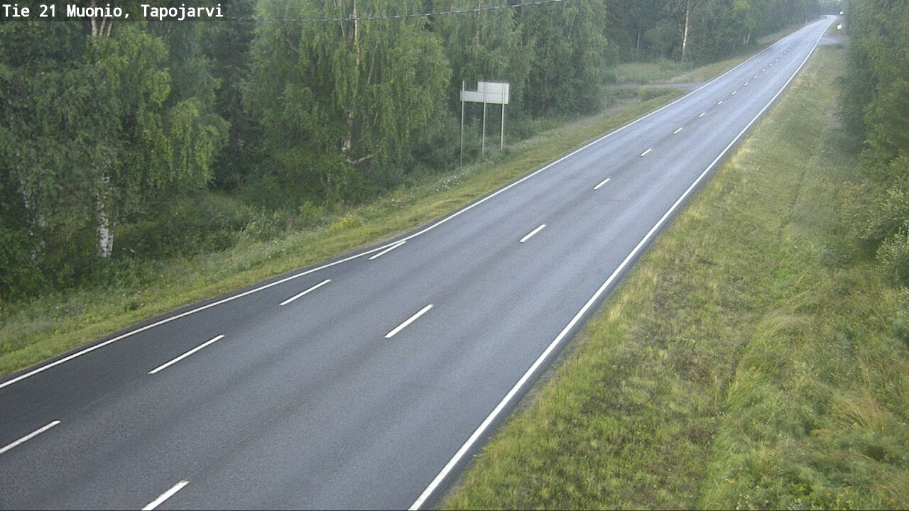 Kelikamerat Kuva Tie 21 Muonio, Tapojärvi, Muonio, Lappi
