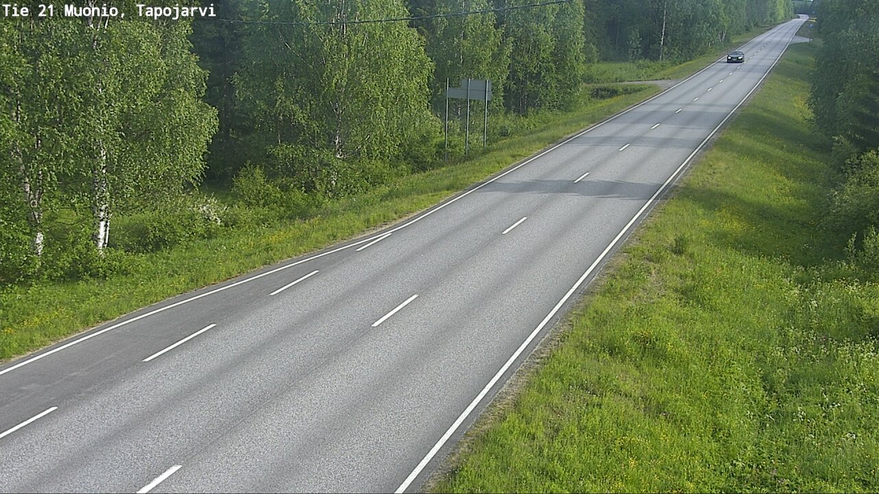Kelikamerat Kuva Tie 21 Muonio, Tapojärvi, Muonio, Lappi