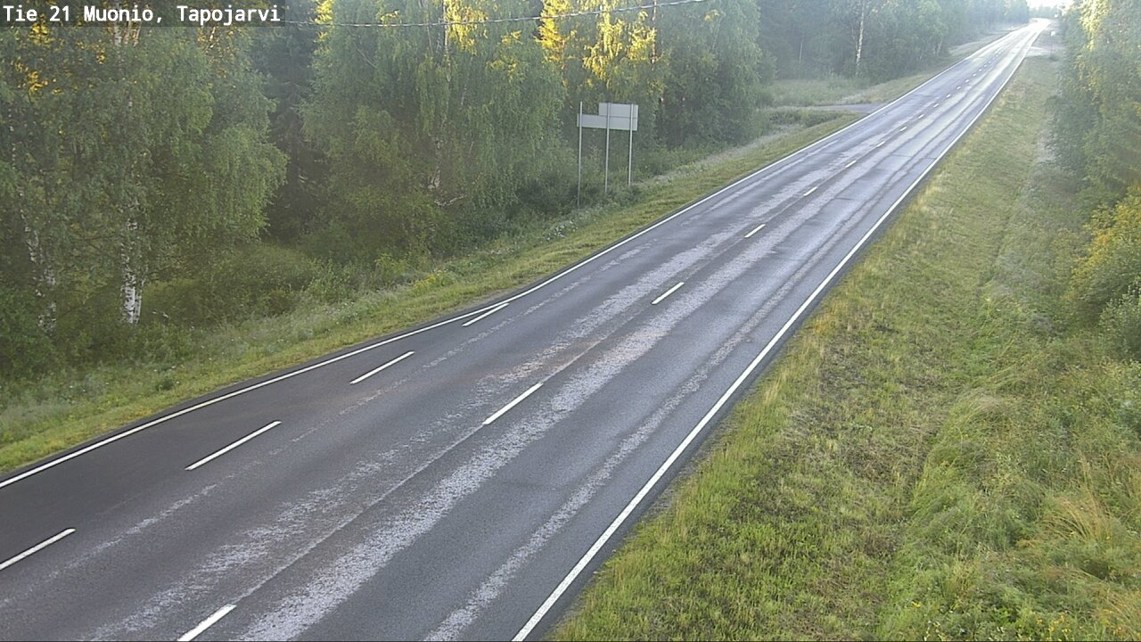 Kelikamerat Kuva Tie 21 Muonio, Tapojärvi, Muonio, Lappi