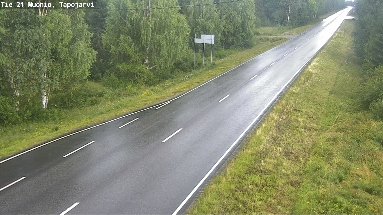 Kelikamerat Kuva Tie 21 Muonio, Tapojärvi, Muonio, Lappi