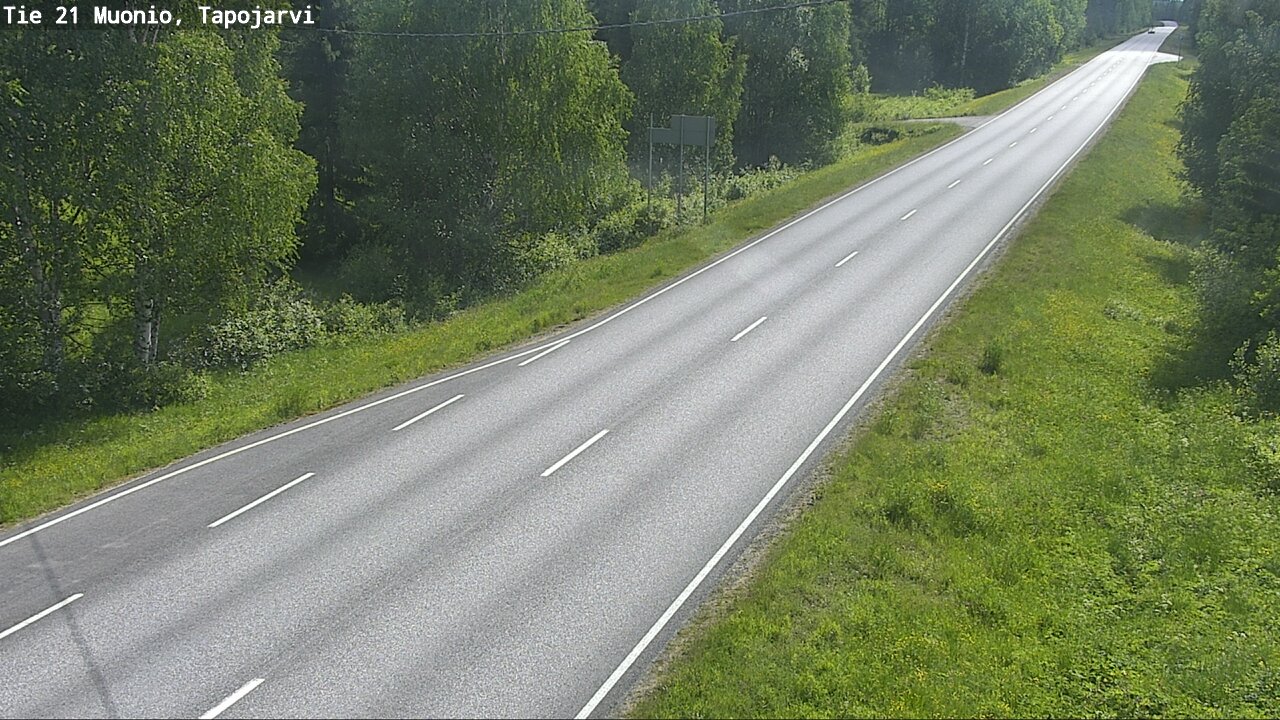 Kelikamerat Kuva Tie 21 Muonio, Tapojärvi, Muonio, Lappi