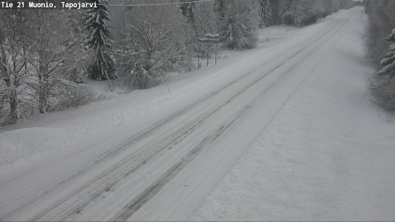 Weather Camera Image Road 21 Muonio, Tapojärvi, Muonio, Lappi