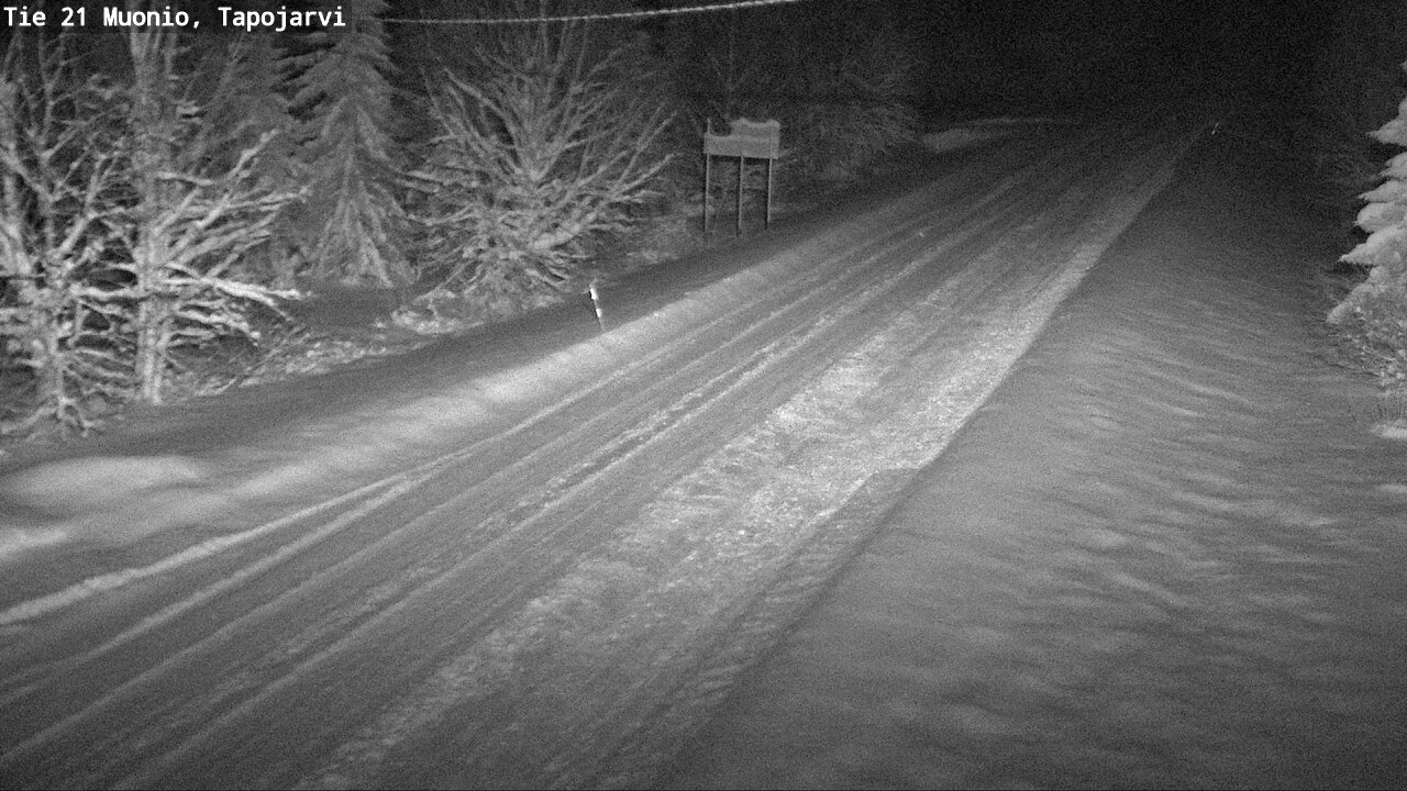 Weather Camera Image Väg 21 Muonio, Tapojärvi, Muonio, Lappi