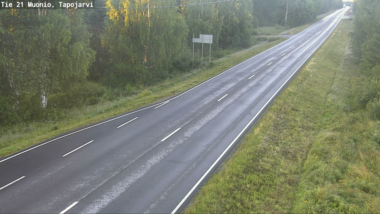 Kelikamerat Kuva Tie 21 Muonio, Tapojärvi, Muonio, Lappi