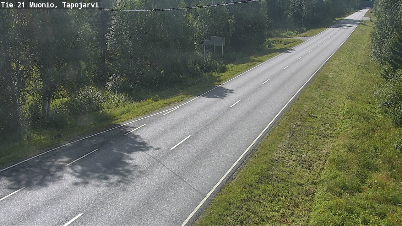 Weather Camera Image Väg 21 Muonio, Tapojärvi, Muonio, Lappi