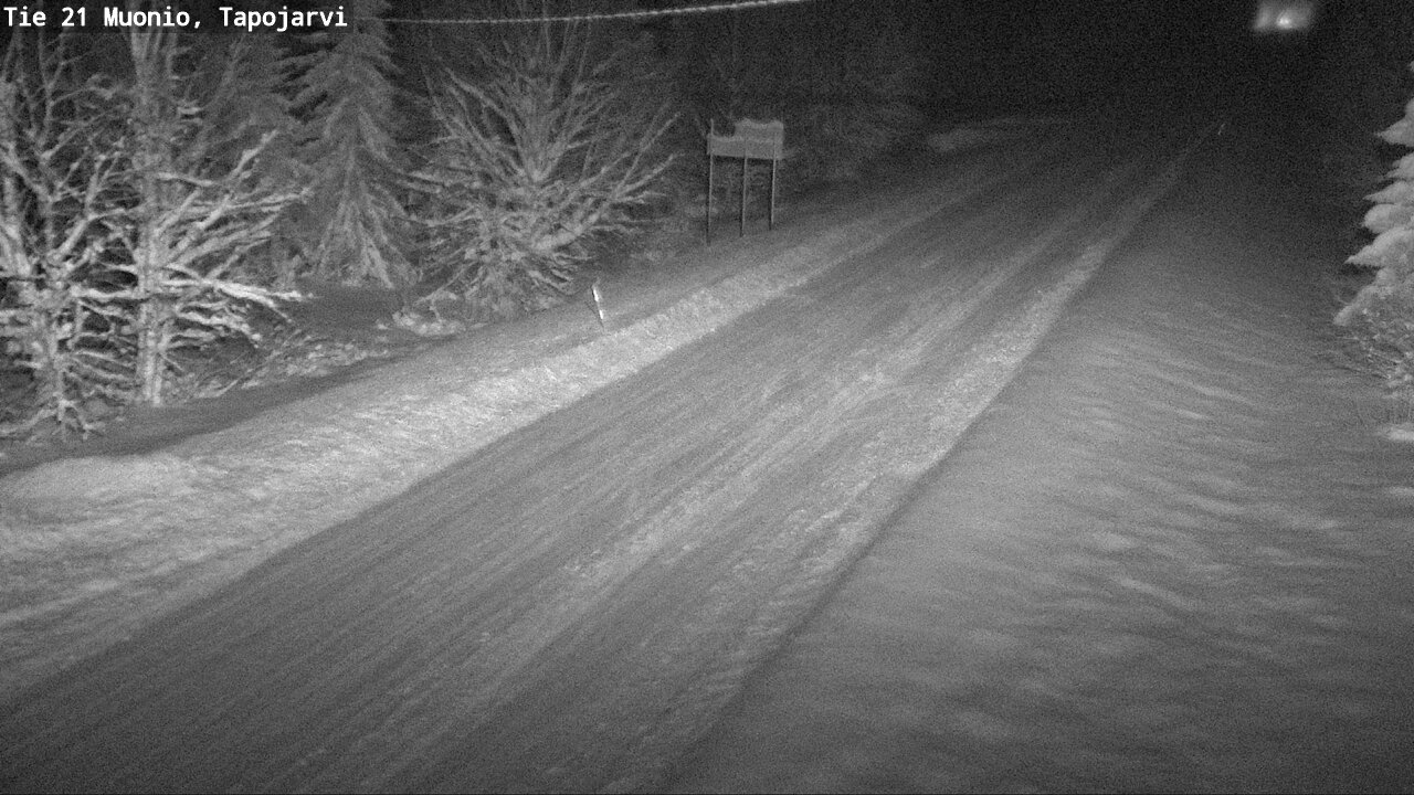 Weather Camera Image Väg 21 Muonio, Tapojärvi, Muonio, Lappi