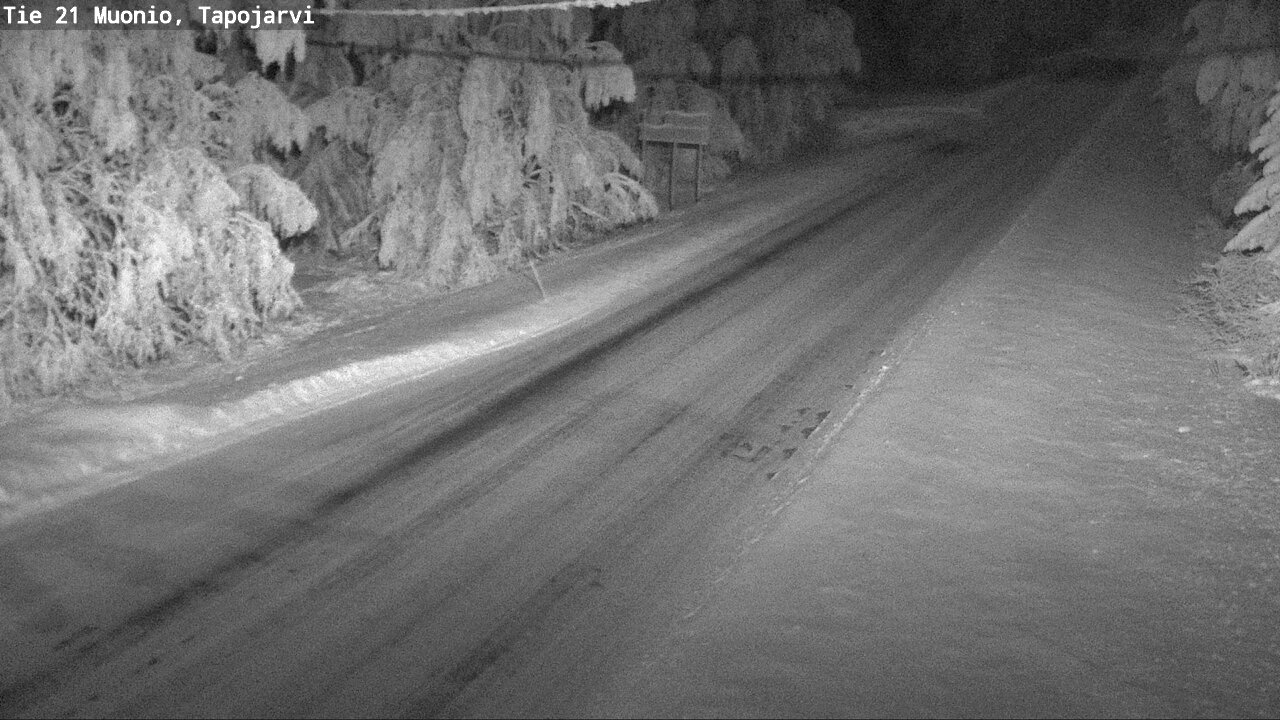 Kelikamerat Kuva Tie 21 Muonio, Tapojärvi, Muonio, Lappi