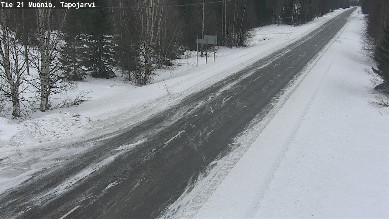 Kelikamerat Kuva Tie 21 Muonio, Tapojärvi, Muonio, Lappi