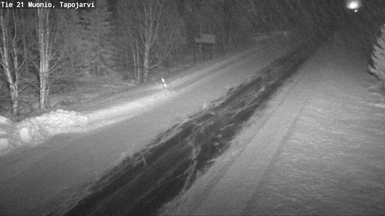 Kelikamerat Kuva Tie 21 Muonio, Tapojärvi, Muonio, Lappi