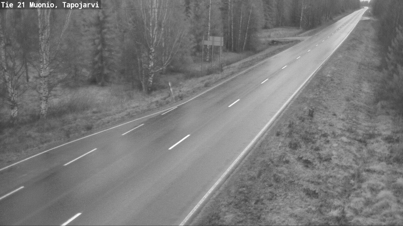 Kelikamerat Kuva Tie 21 Muonio, Tapojärvi, Muonio, Lappi