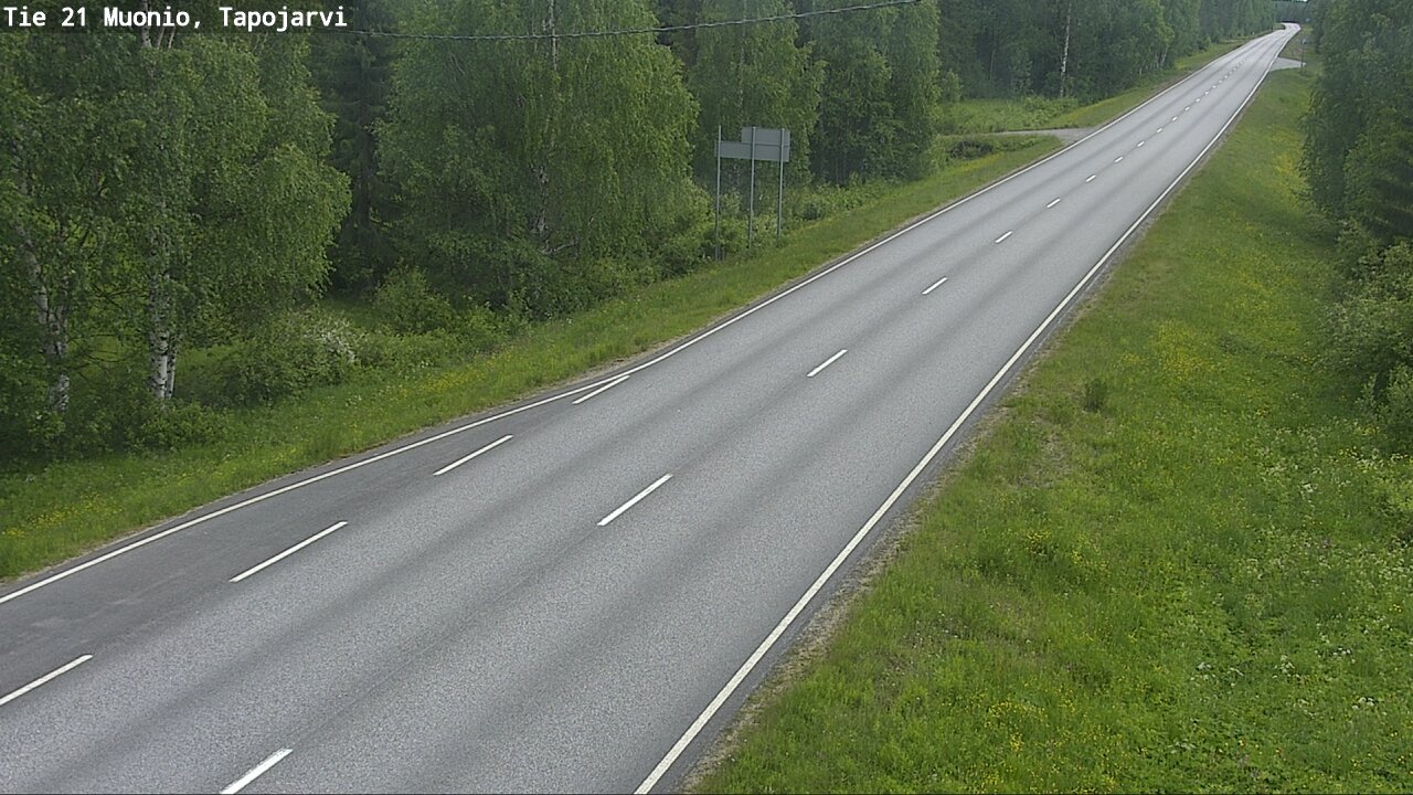 Kelikamerat Kuva Tie 21 Muonio, Tapojärvi, Muonio, Lappi