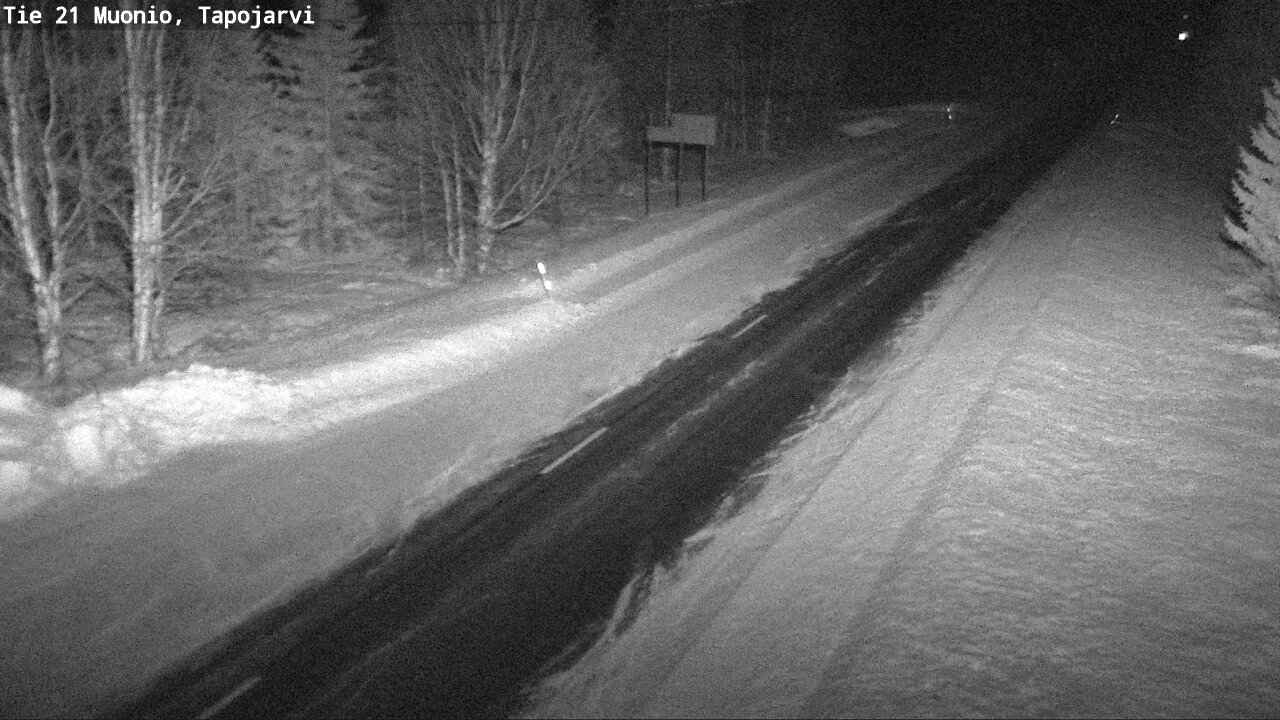 Kelikamerat Kuva Tie 21 Muonio, Tapojärvi, Muonio, Lappi