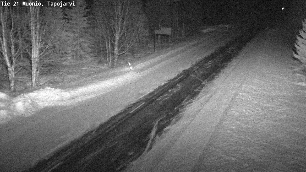 Kelikamerat Kuva Tie 21 Muonio, Tapojärvi, Muonio, Lappi