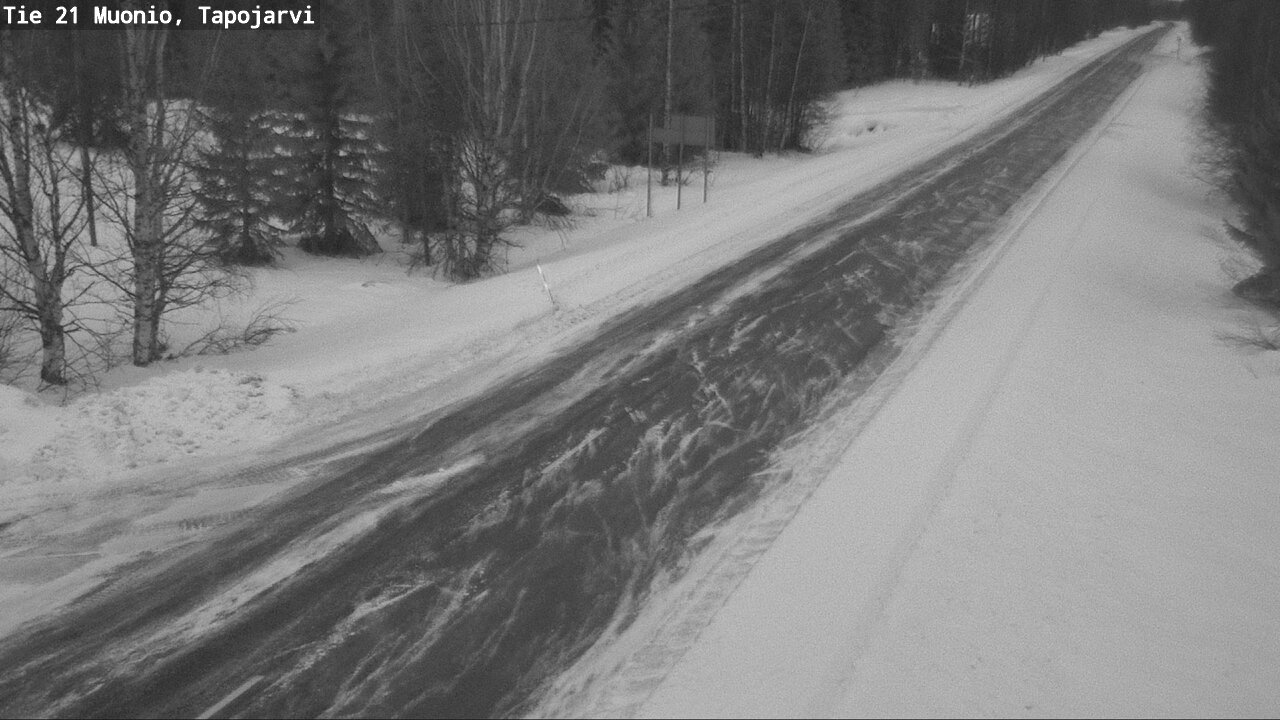 Kelikamerat Kuva Tie 21 Muonio, Tapojärvi, Muonio, Lappi