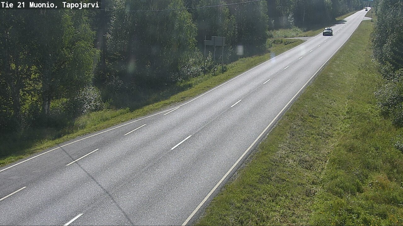 Weather Camera Image Road 21 Muonio, Tapojärvi, Muonio, Lappi