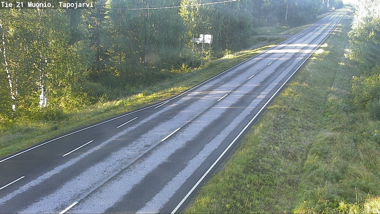 Kelikamerat Kuva Tie 21 Muonio, Tapojärvi, Muonio, Lappi