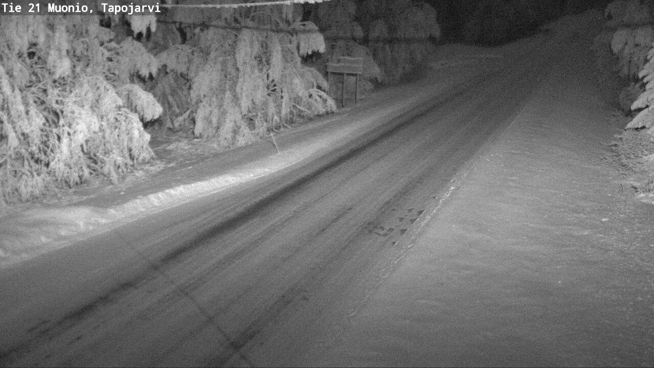 Kelikamerat Kuva Tie 21 Muonio, Tapojärvi, Muonio, Lappi