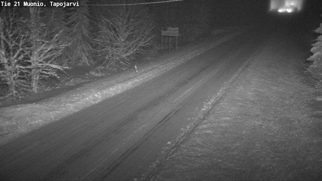 Weather Camera Image Väg 21 Muonio, Tapojärvi, Muonio, Lappi