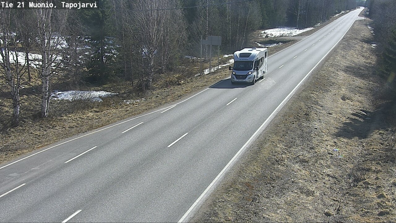 Weather Camera Image Väg 21 Muonio, Tapojärvi, Muonio, Lappi