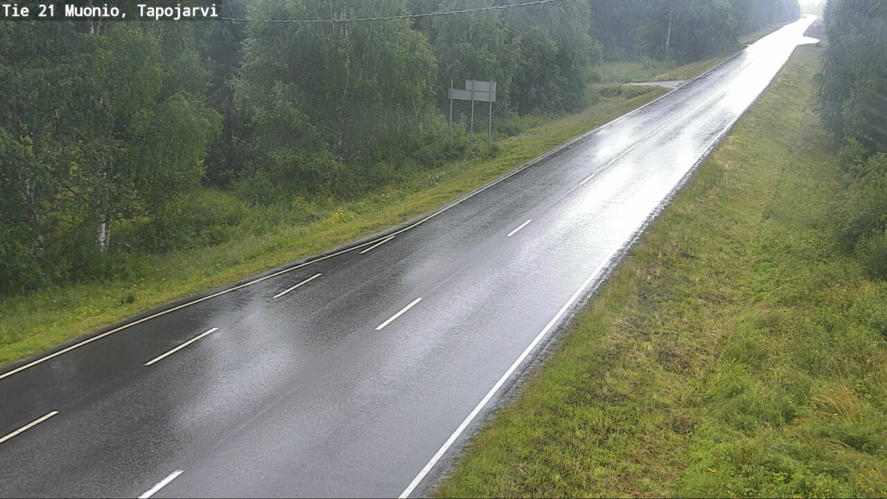 Kelikamerat Kuva Tie 21 Muonio, Tapojärvi, Muonio, Lappi
