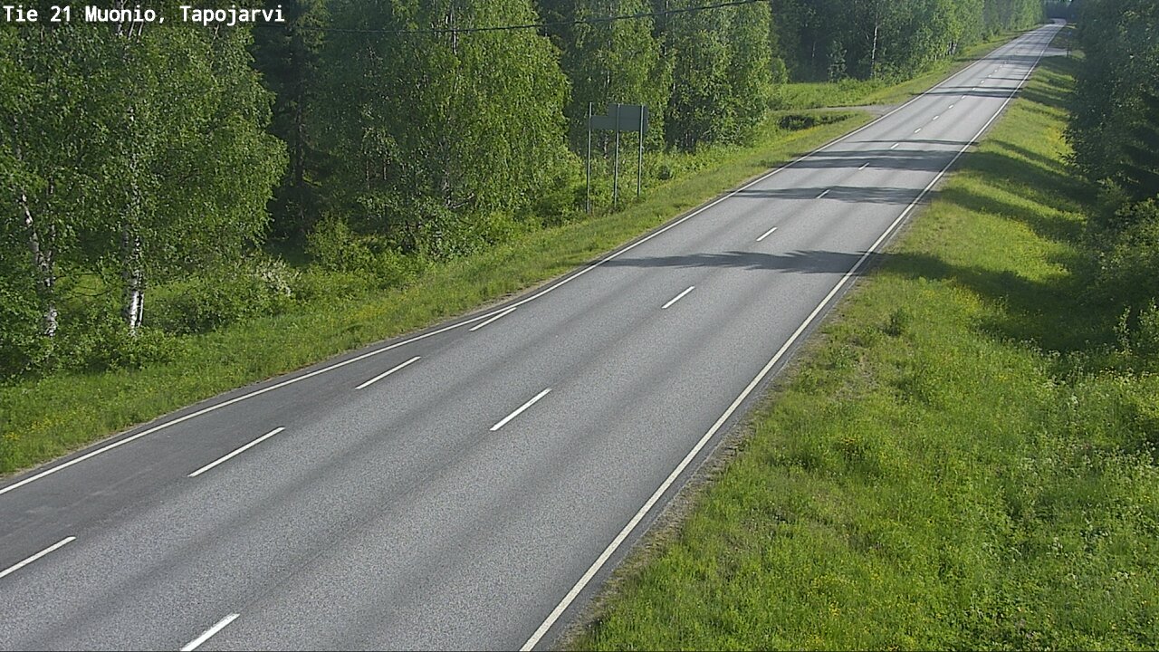 Kelikamerat Kuva Tie 21 Muonio, Tapojärvi, Muonio, Lappi