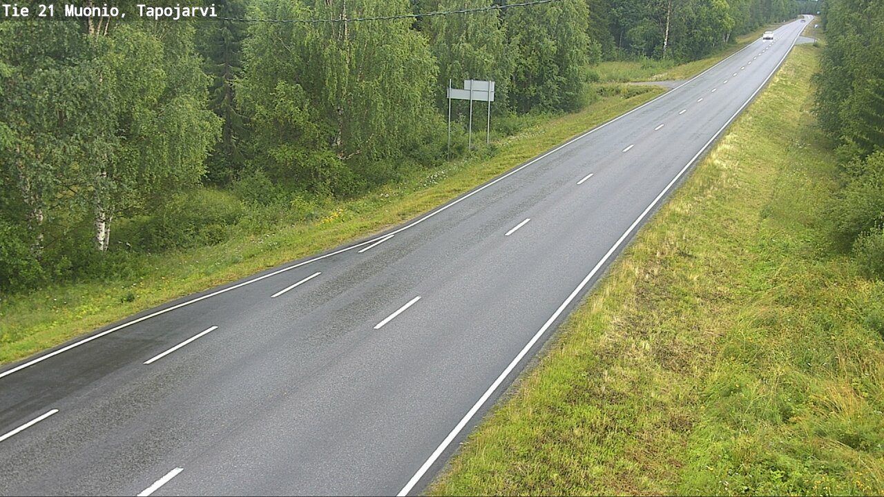 Kelikamerat Kuva Tie 21 Muonio, Tapojärvi, Muonio, Lappi