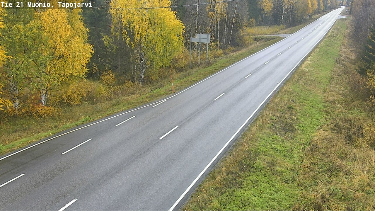 Kelikamerat Kuva Tie 21 Muonio, Tapojärvi, Muonio, Lappi
