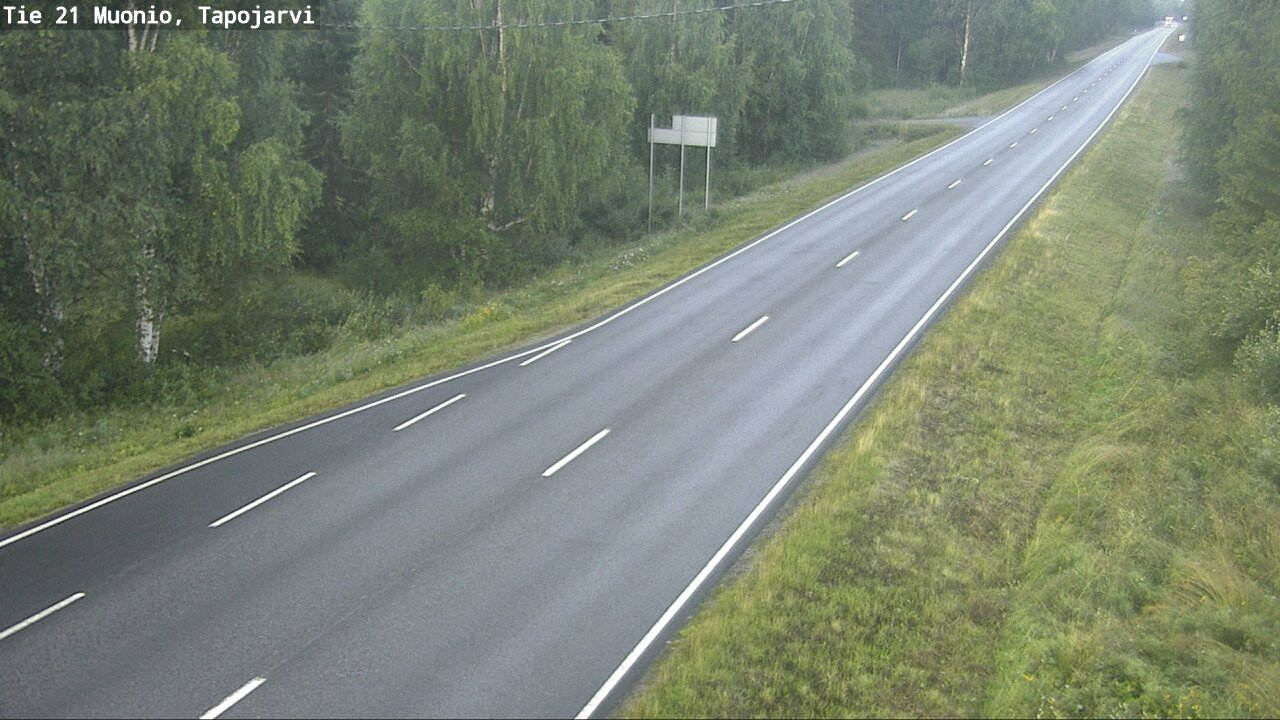 Kelikamerat Kuva Tie 21 Muonio, Tapojärvi, Muonio, Lappi