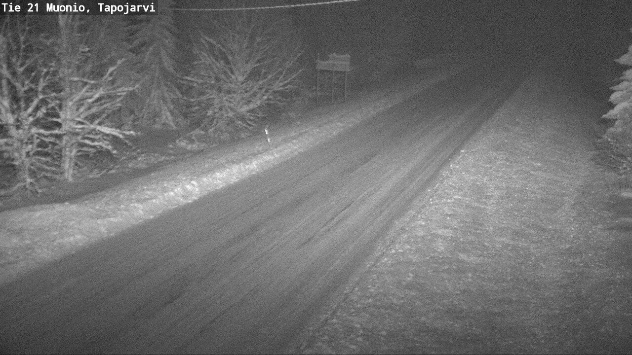 Weather Camera Image Väg 21 Muonio, Tapojärvi, Muonio, Lappi