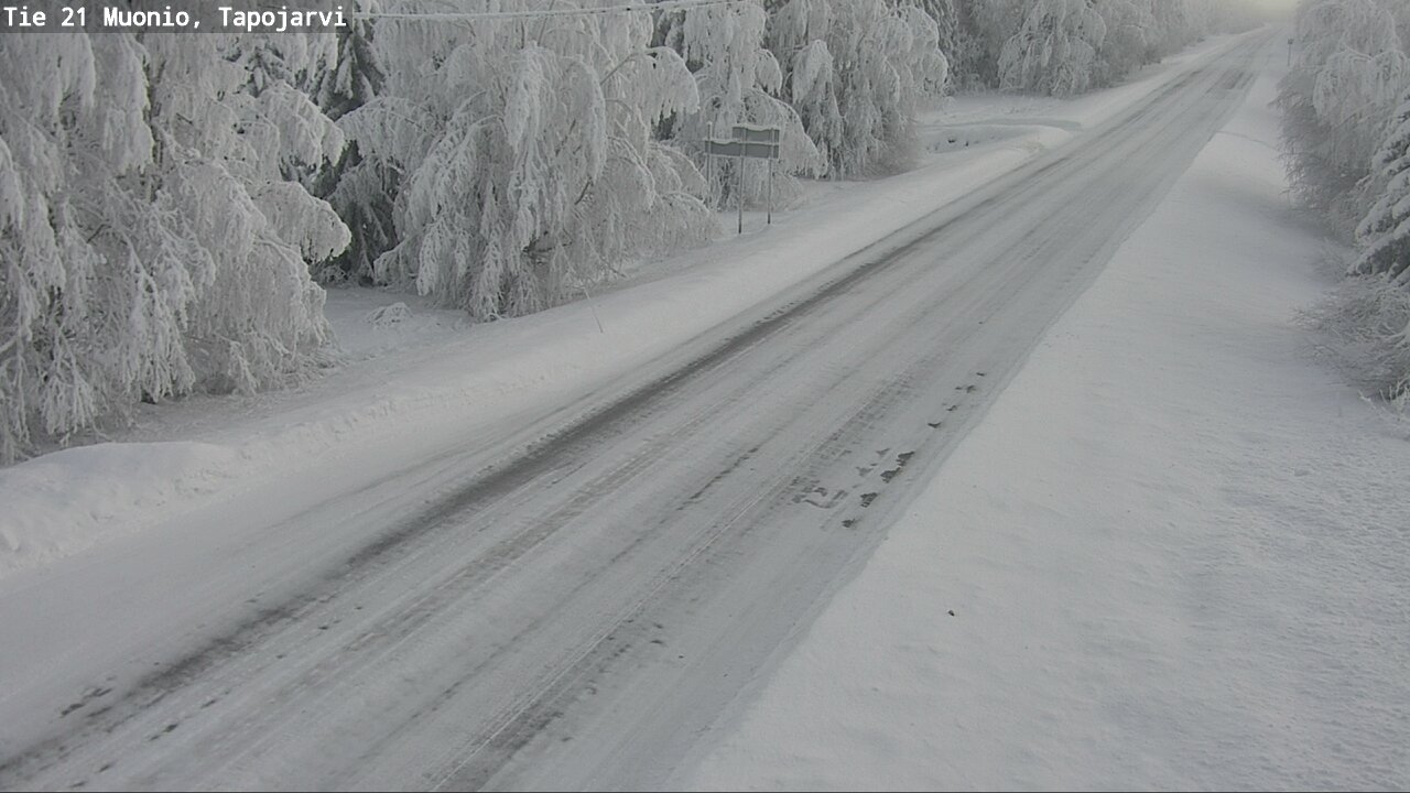 Kelikamerat Kuva Tie 21 Muonio, Tapojärvi, Muonio, Lappi